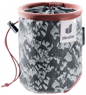 Climbing Accessories Deuter Climbing accessory Gravity Chalk Bag I Grise Foncé Bleu | 2895-UXHJY