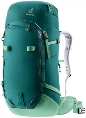 Sac À Dos Alpinisme Deuter Ski tour backpack Freescape Pro 38+ SL Deepsea-spaermint | 7386-TNCHK