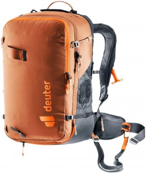 Sac À Dos De Neige Deuter Avalanche backpack Alproof 32 Marron Noir | 1386-YQTGF